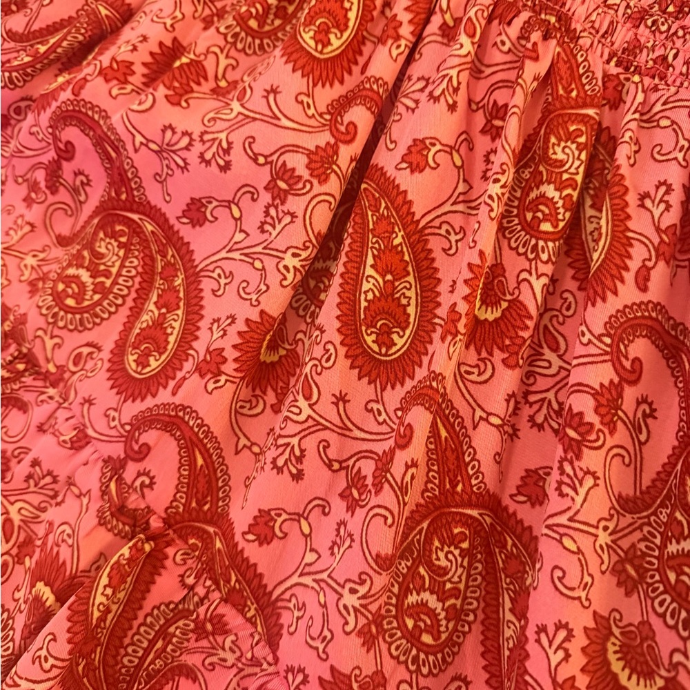 Likely Red and Pink Paisley Dress - Picture 2 of 5